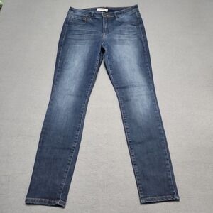 Refuge Womens Jeans 10 Slim Straight Blue‎ Stretch
